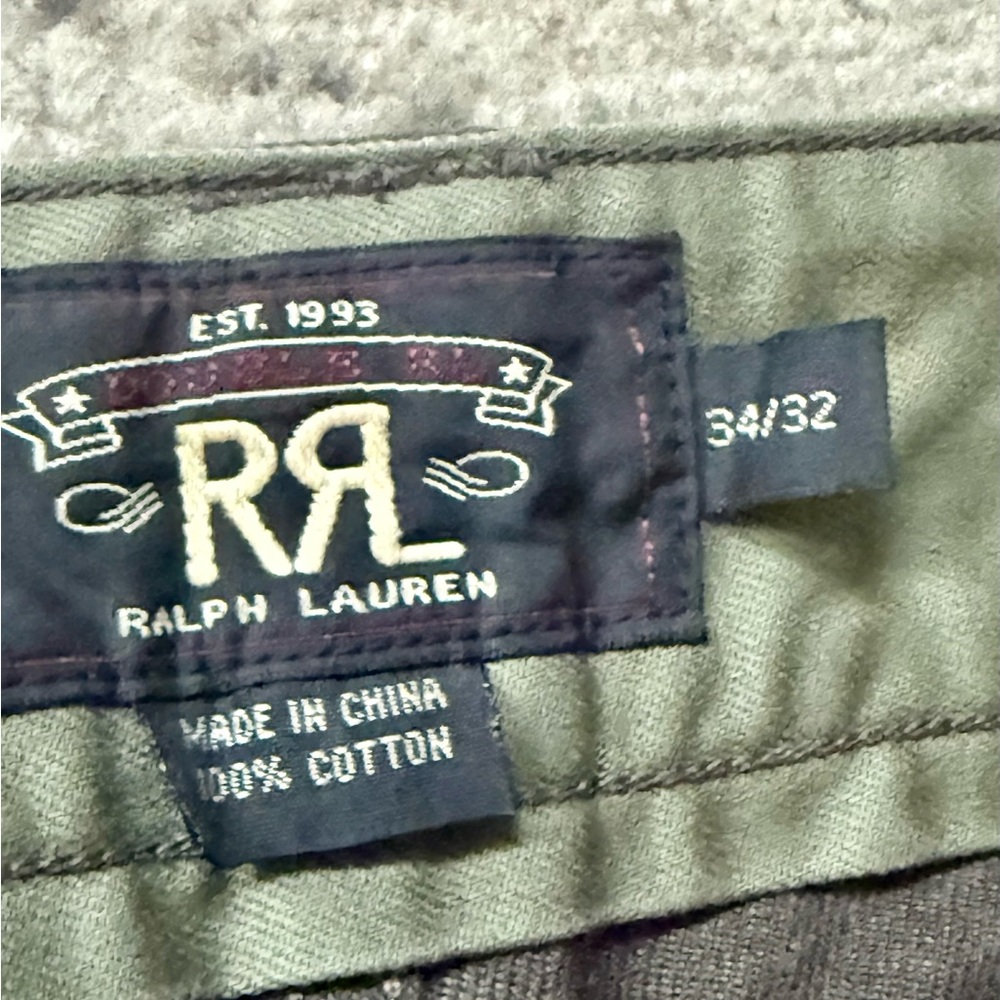 RRL Double RL Dark Brown Cargo Pants 34/32 - Picture 8 of 9